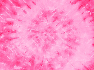 Dark pink tie dye pattern. Spiral tie-dye texture background. - 376178115