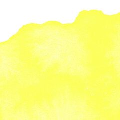 Watercolor on paper. Yellow background color. Design for cover, flyer, booklet. Place for your text.
