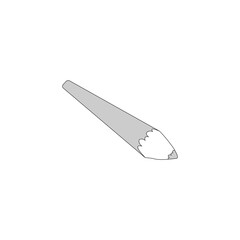 Pencil black sign icon. Vector illustration eps 10