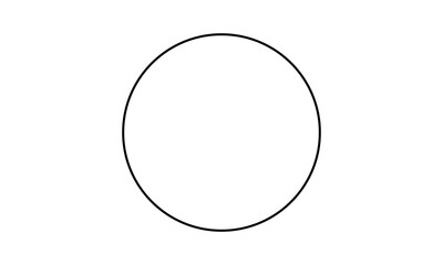 illustration of a white circle