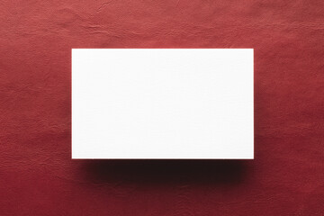 Fototapeta premium メッセージカードと革