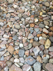 abstract background with different shape of pebbles stones,
