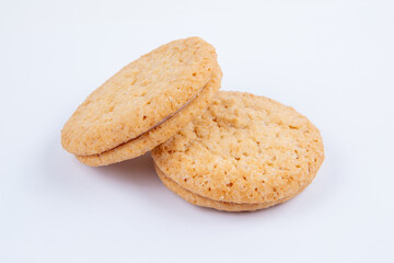 fresh pastry isolated on a white background
