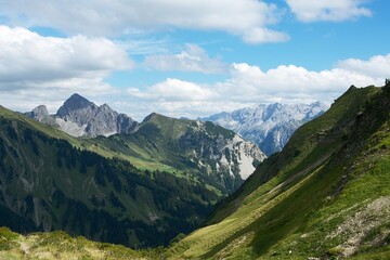 Panorama Bilder der Alpen vom Glatthon in 2134 Metern Höhe