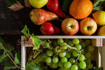 fresh summer season fruit just picked ready to eat