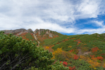 御嶽山の紅葉
