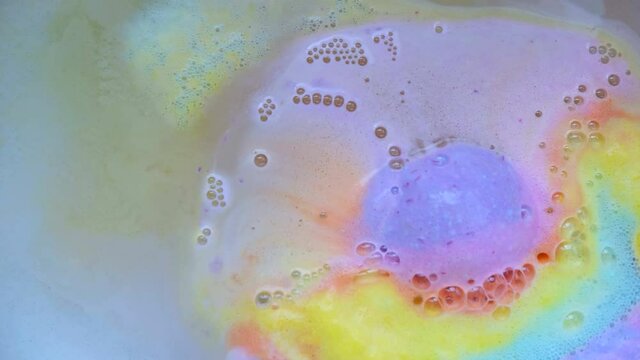 Abstract liquid painting bomb texture closeup, paint pouring background, Luxury colors, motion shot