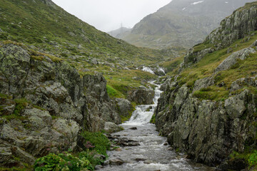 Schweiz am großen Sankt Bernhard