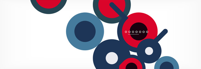 Circles and lines abstract background for covers, banners, flyers and posters and other templates