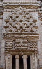 Exterior of walls of Teli ka Mandir