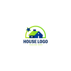 House review logo icon design concept