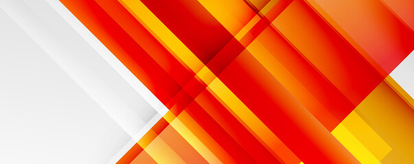 Geometric abstract backgrounds with shadow lines, modern forms, rectangles, squares and fluid gradients. Bright colorful stripes cool backdrops