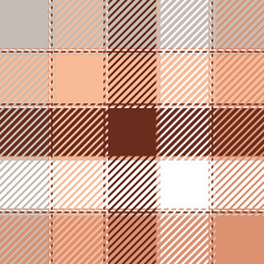 Plaid or tartan vector is background or texture in many color of graphic design