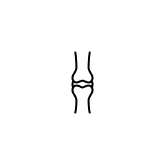 human organs, bone icon vector illustration