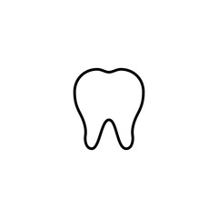 human organs, tooth  icon vector illustration