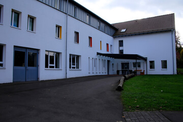 Kloster, St. Bonifatius Kloster, Klosterpark, Huenfeld, Hessen, Deutschland, Europa