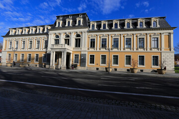 Großes Palais in Meiningen. Meiningen, Thueringen, Deutschland,  Europa