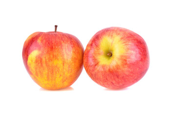 Fresh apple fruits isolated on white background