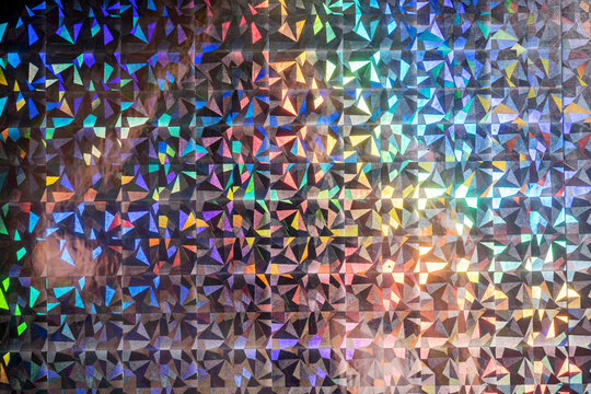 A Colorful Hologram Paper Stock Photo - Download Image Now - Hologram,  Holographic, Textured - iStock
