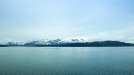 Island on Glacier Bay, Glacier Bay National Park, Alaska, USA