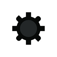 Settings Icon in trendy flat style vector illustration, settings gear icon. Settings symbol for your web site design, logo, app, UI.