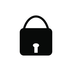 Lock Icon in trendy flat style vector illustration, Lock icon. Locked symbol for your web site design, logo, app, UI.