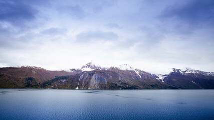 Island on Glacier Bay, Glacier Bay National Park, Alaska, USA