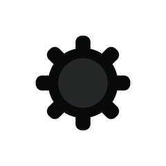 Settings Icon in trendy flat style vector illustration, settings gear icon. Settings symbol for your web site design, logo, app, UI.