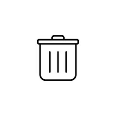 delete icon, Trash Icon sign and symbol vector design