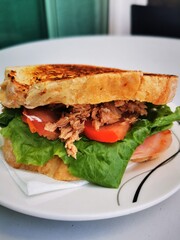 ham and cheese sandwich