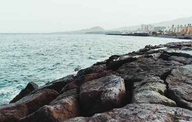 the boardwalk on the beach