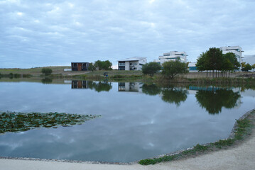 Obraz premium lake in the park