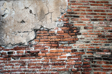 Old brick wall texture background