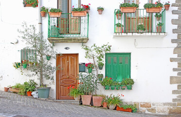 Fototapeta na wymiar House in Hondarribia, Basque country
