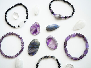 Natural amethyst crystal 