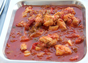 delicious vegetable dish on the plate