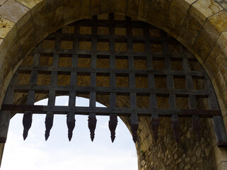 the medieval village of besalu in girona