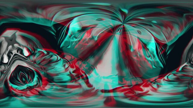 Moving layers of paints. Fractal patterns. Psychedelic background