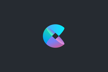 Technology Letter C Logo Template