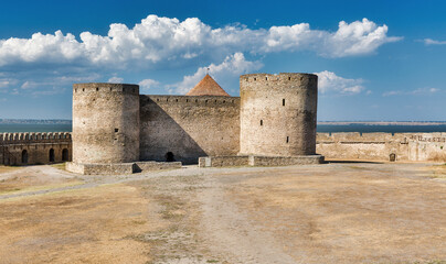 Fototapeta na wymiar Ancient Akkerman fortress in Ukraine