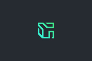 Obraz premium Technology Letter G Logo Template