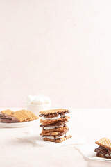 chocolate chip cookies and coffee