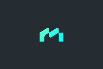 Technology Letter M Logo Template