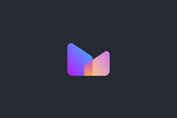Technology Letter M Logo Template