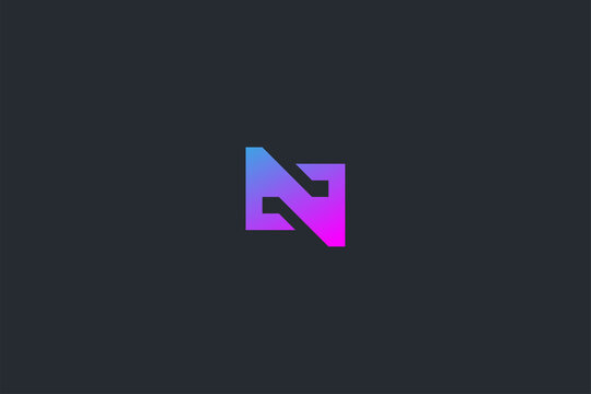 Technology Letter N Logo Template