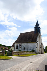 Fototapeta na wymiar Eglise de Normanville - Eure- Normandie - France
