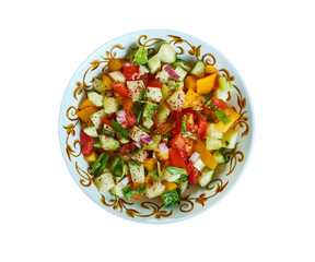 Israel  Pepper Tomato Salad