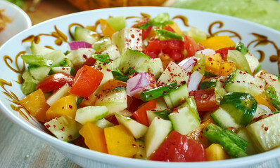 Israel  Pepper Tomato Salad