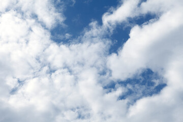 Blue sky with cloud