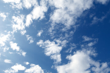 Obraz premium Blue sky with cloud